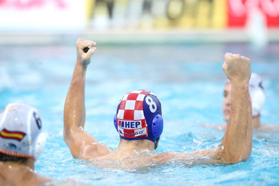 FINA Svjetsko prvesntvo u vaterpolu, polufinale, Španjolska - Hrvatska