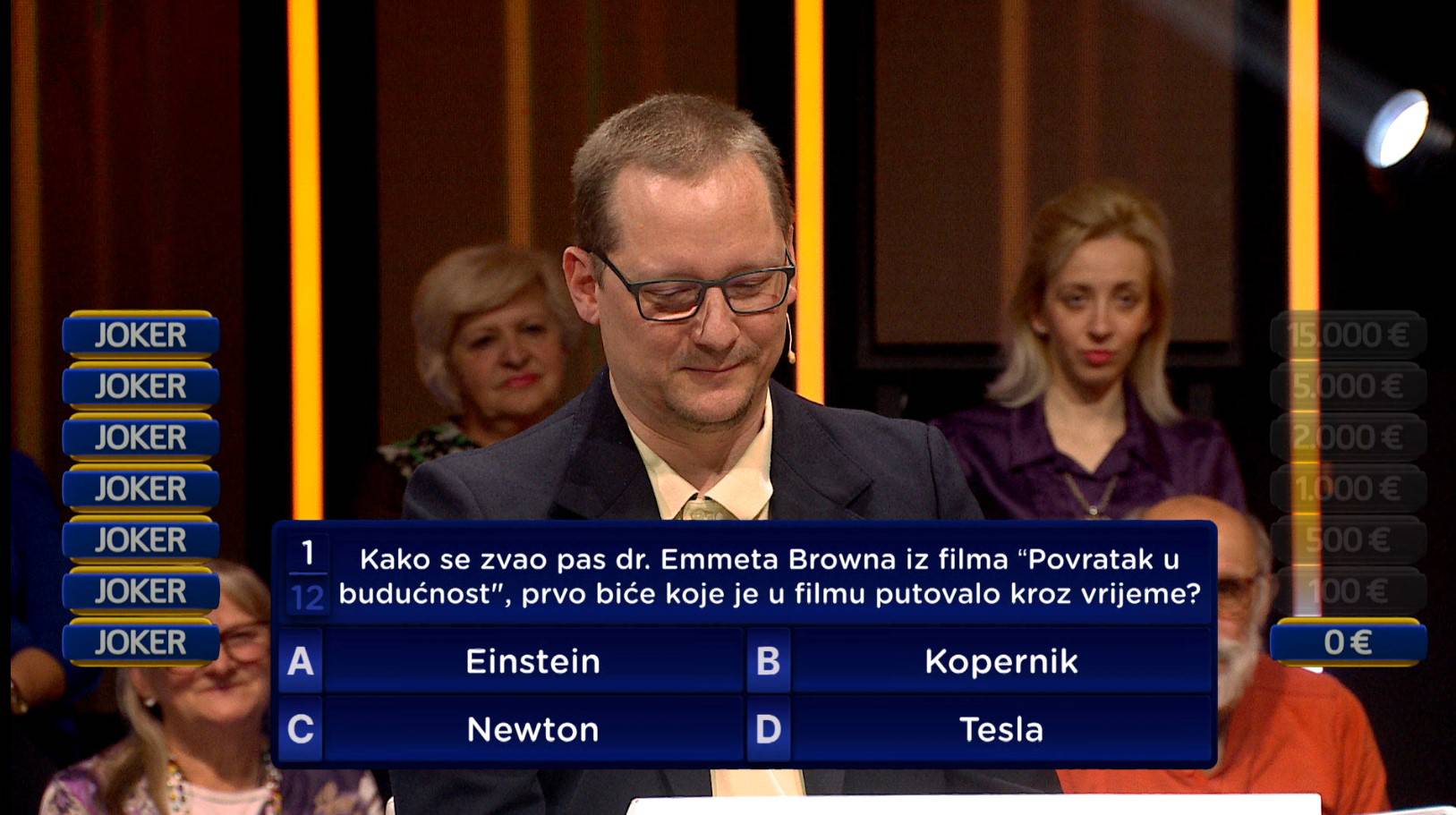 Inženjer matematike Borko je u  'Jokeru' bio jako samouvjeren, a zatim je kući otišao sa 100 €