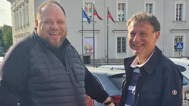 Gordan Jandroković prije NATO sastanka družio se sa kolegom iz Ukrajine: 'Slava Ukrajini!'