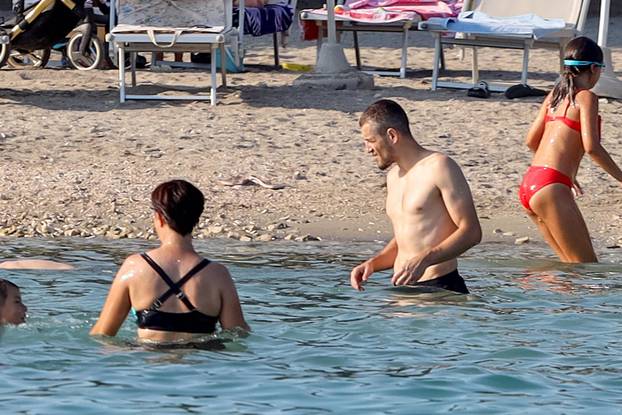 Petrčane: Arijan Ademi odmara na plaži u Punta Skali