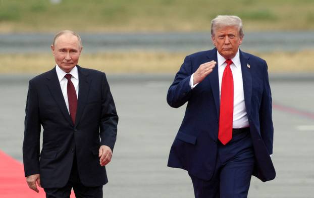 U.S. President Trump meets with Russian President Putin in Alaska