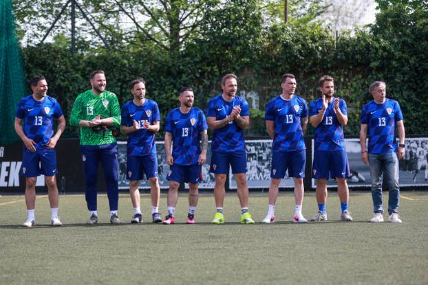 Zagreb: Revijalna utakmica legendi Dinama i hrvatske nogometne reprezentacije u čast Nikole Pokrivača