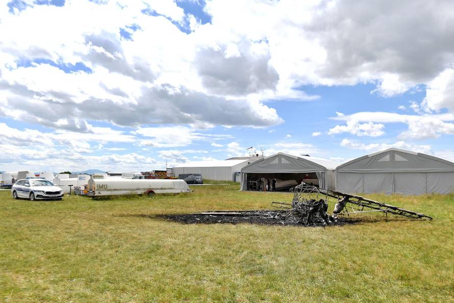 Pribislavec: Očevid na mjestu požara ultra lake letjelice