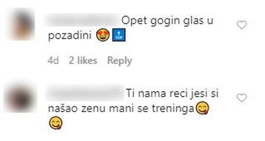 'Adam vježba bez majice, a u pozadini se čuje Gordanin glas'