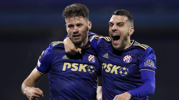 Zagreb: Utakmica UEFA Europske lige, GNK Dinamo - Rapid 