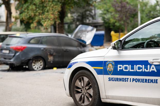 Zagreb: Usred noći izgorio automobil