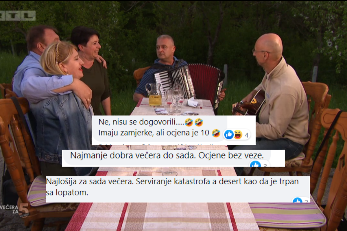 Gledatelji 'Večere za 5 na selu' o Robertu: 'Serviranje katastrofa, desert kao da je trpao lopatom'