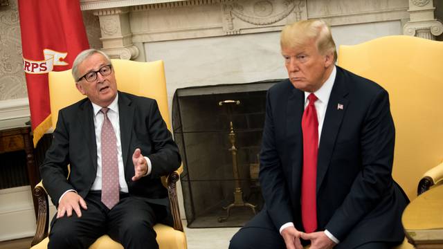 President Trump meets with President of the European Commission Jean-Claude Juncker at the White House