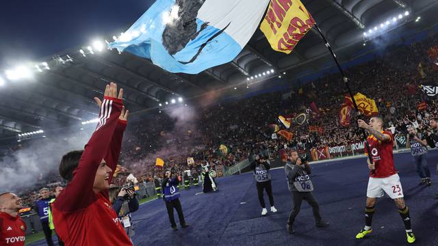 Italian soccer Serie A match - AS Roma vs SS Lazio