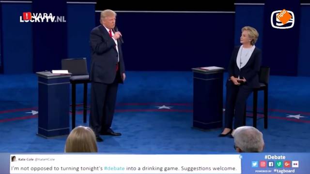 Parodija na debatu: Hillary i Trump otpjevali sučeljavanje