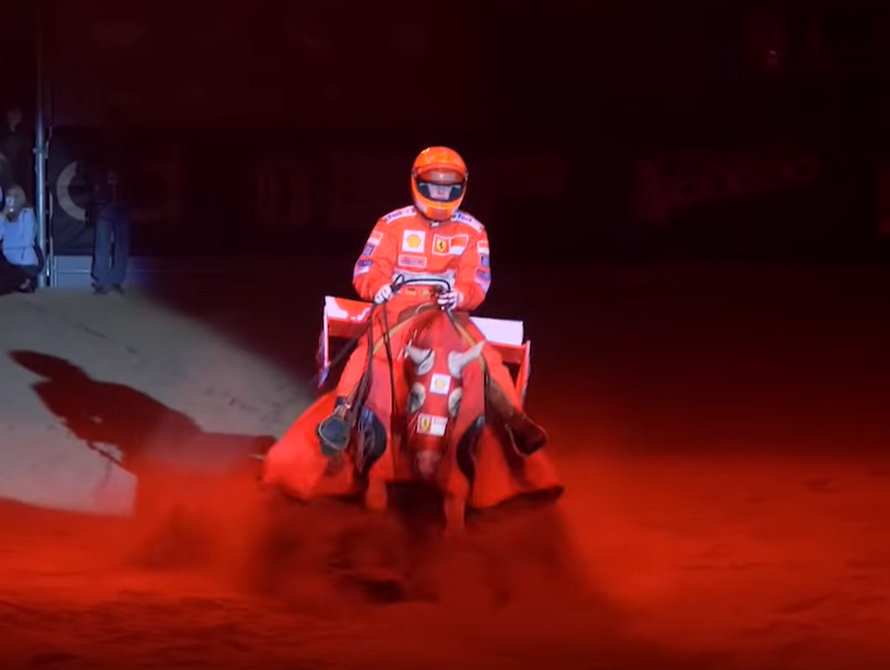 Tata, ovo je za tebe: Gina je za Schumija nosila boje Ferrarija