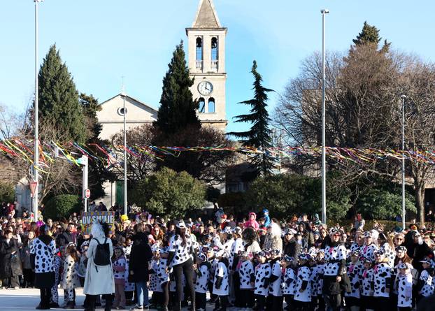 Šibenik: Maškarana povorka Šibenskog krnjevala 2026. prošetala je gradom sa 300 Dalmatinera