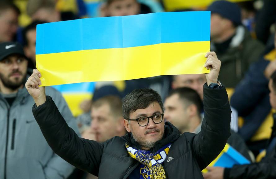 Kijev: Atmosfera na tribinama tijekom kvalifikacijske utakmice izme?u Ukrajine i Hrvatske