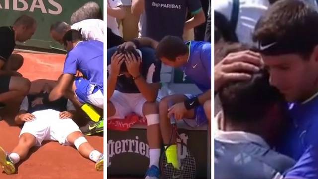 Drama na Roland Garrosu: Del Potro tješi uplakanog Almagra