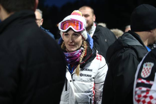 Zagreb: Poznati na Sljemenu pratili mušku slalomsku utrku Svjetskog kupa