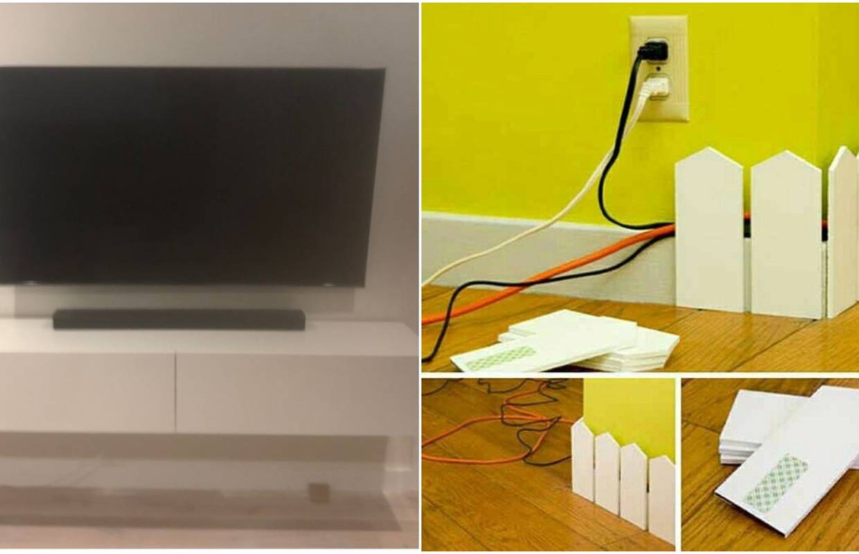 Top ideje za sakrivanje kablova: U postolju TV-a ili u ladicama