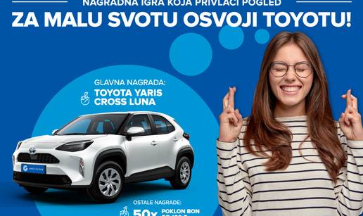 "Za malu svotu osvoji Toyotu"  Je l' ovo PR tekst za auto ili za optiku?