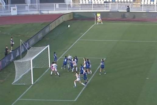 VIDEO E, to je gol&ccaron;ina! Evo kako je &Ccaron;anjevac pogodila iz kornera za pobjedu Hrvatske u Pri&scaron;tini