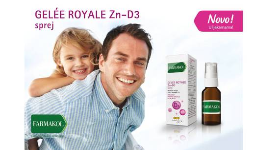 Farmakol Gelee Royale Zn-D3 sprej: Novi inovativni proizvod u Farmakol liniji