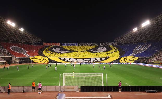 Navijači na susretu Hajduka i PAOK-a u 3. pretkolu Konferencijske lige