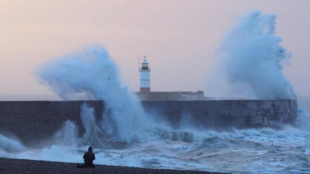 Storm Isha in Bournemouth