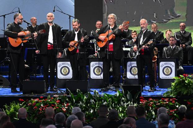 Svečani koncert u Zagrebu povodom 35. obljetnice postrojavanja Zbora narodne garde i ustrojavanja Hrvatske vojske i policije