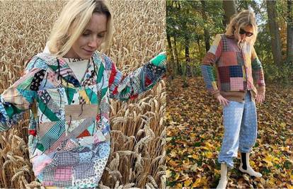 Mikro trend: Jakna ili vesta od retro materijala patchworka