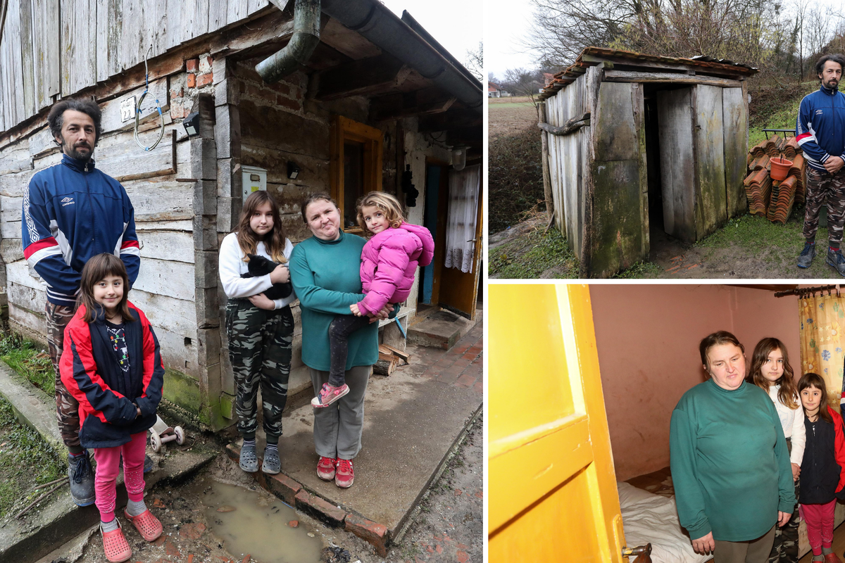 Obitelji Bolšec potrebna je nova kuća: 'WC nam je poljski, a kupamo se u lavoru u kuhinji'