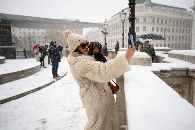 Snow and winter weather in Vienna