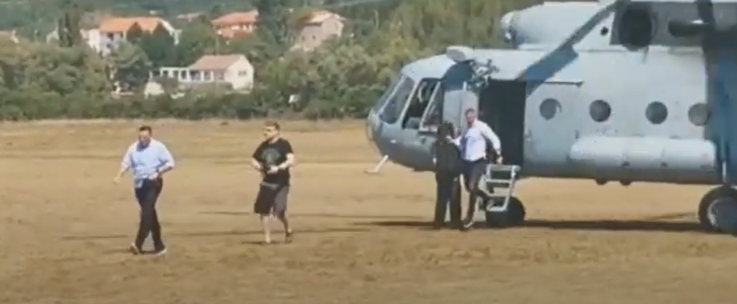Ljetni Milanović: Sletio u Sinj, iz helikoptera izišao u natikačama