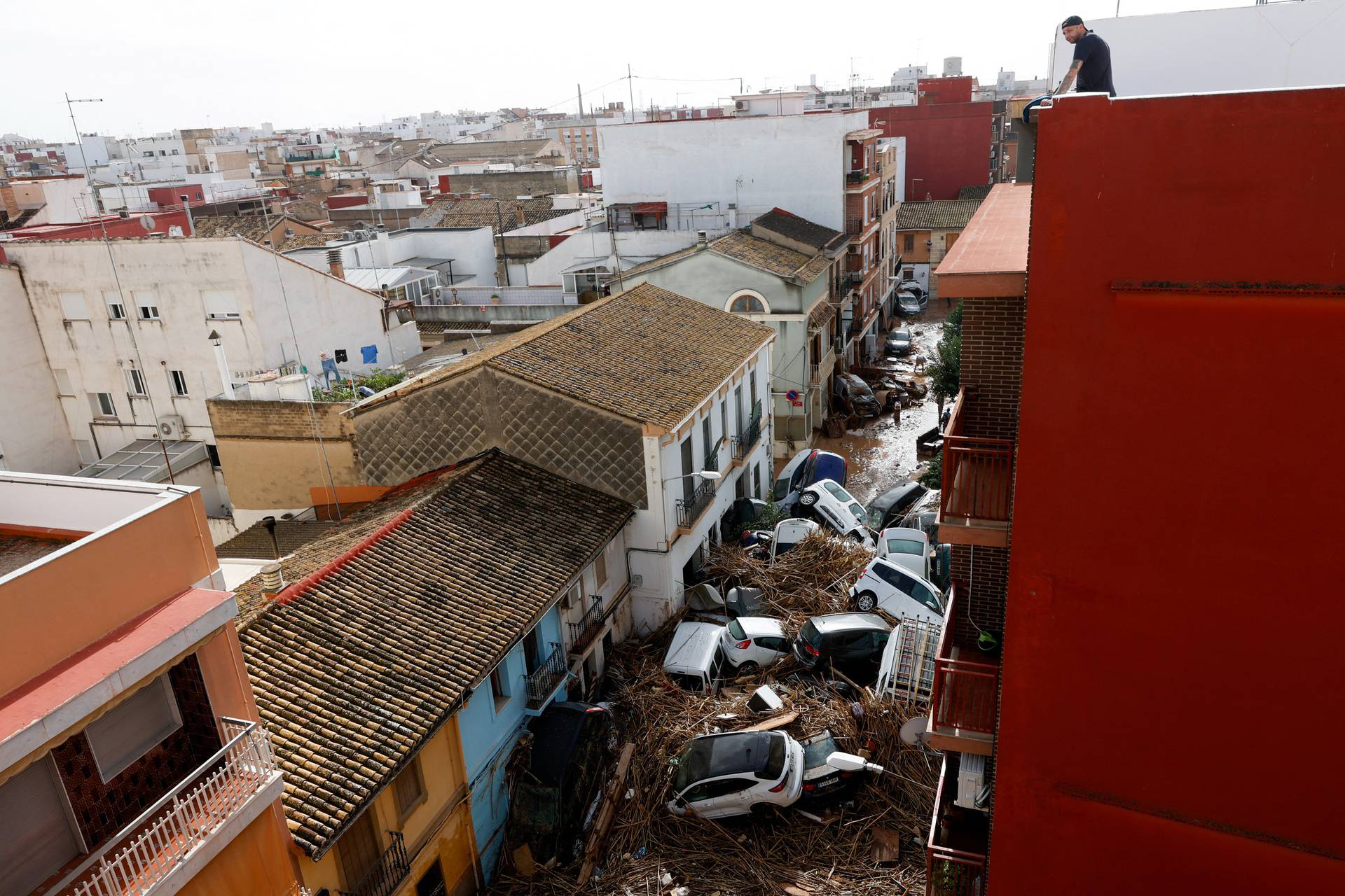 Aftermath of floods in Paiporta