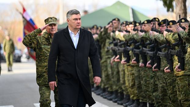 FOTO Milanović: 'O angažmanu vojske izvan domovine uvijek ćemo jako dobro razmisliti'