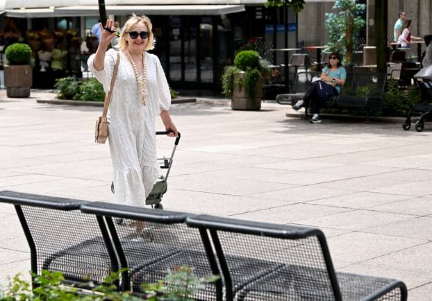 Zagreb: Ankica Dobrić prošetala gradom