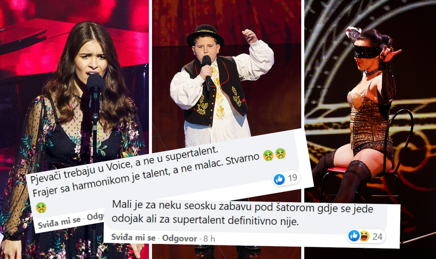Gledatelje razočarao trojac u finalu 'Supertalenta': 'Trebao je proći harmonikaš, on je talent!'