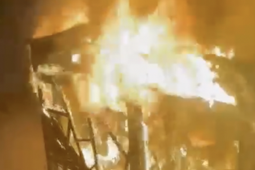 Po&zcaron;ar u Virovitici