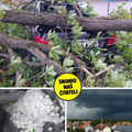 VIDEO Potpuni kaos u Zagrebu i okolici: Nevrijeme čupalo stabla i krovove, padala je snažna tuča