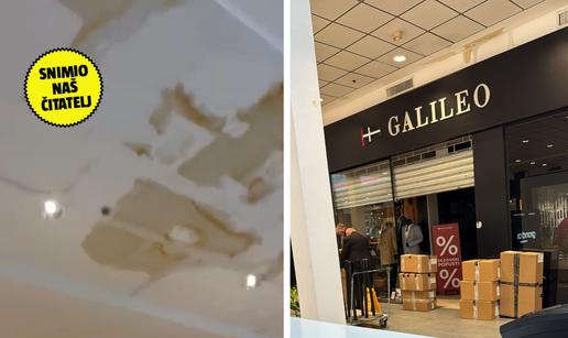 VIDEO Poplavljen trgova&ccaron;ki centar u Zagrebu: 'Voda curi sa stropa, inventar je uni&scaron;ten'