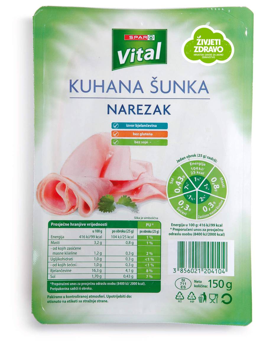 SPAR je prvi trgovački lanac s ponudom "Živjeti zdravo"