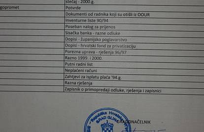 Čistili prostorije Grada pa našli nestale matične knjige radnika