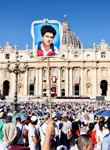 Canonisation of Carlo Acutis and Pier Giorgio Frassati, at the Vatican