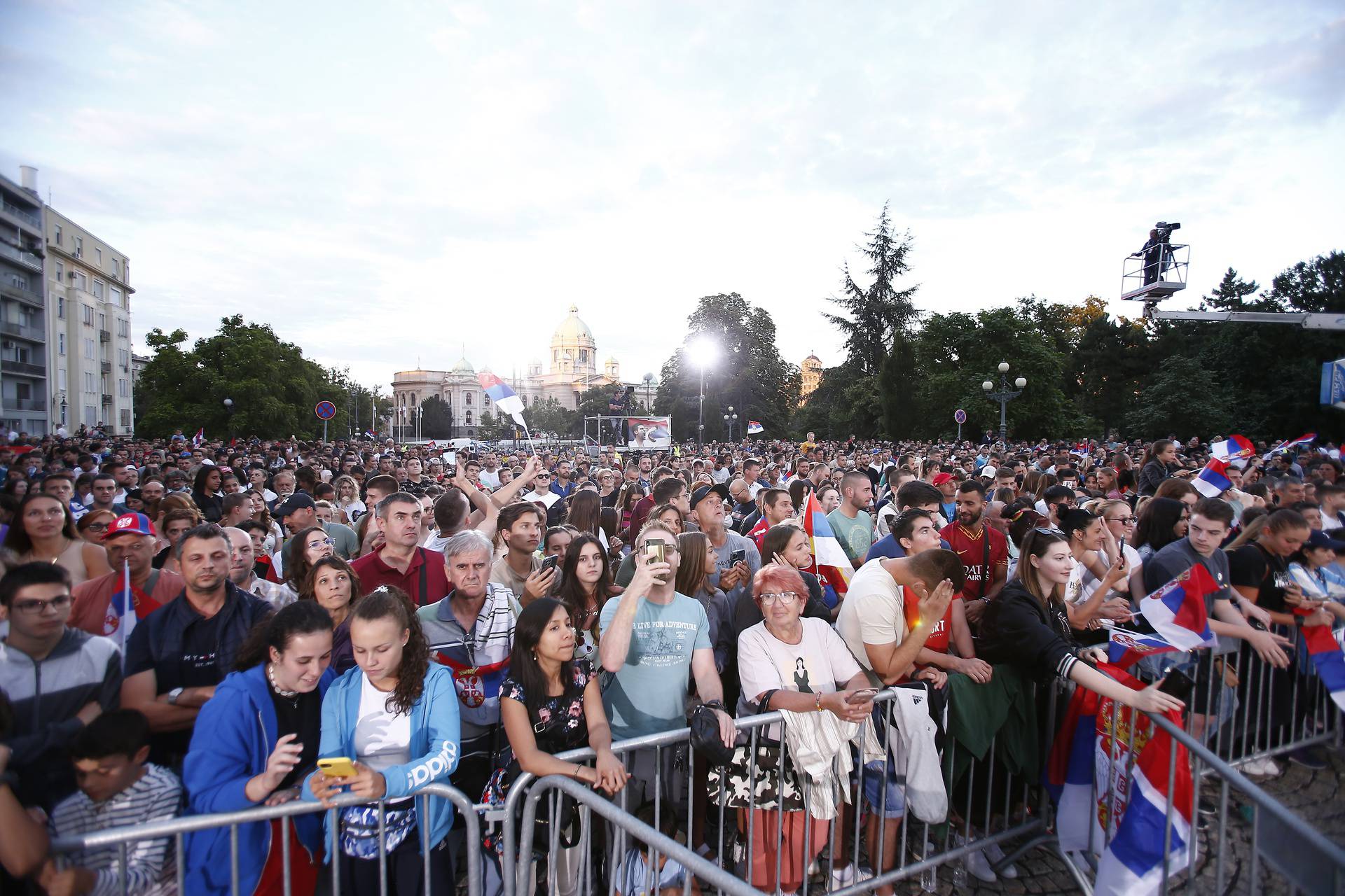 Beograd: Svečani doček Novaka Đokovića povodom osvajanja svog 7. Wimbledona