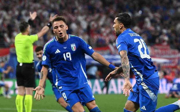 Leipzig: U posljednjem trećem kolu skupine B na EURU hrvatska nogometna reprezentacija je odigrala 1-1 protiv Italije 