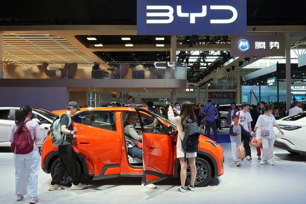 BYD Seagull at the Auto China show in Beijing