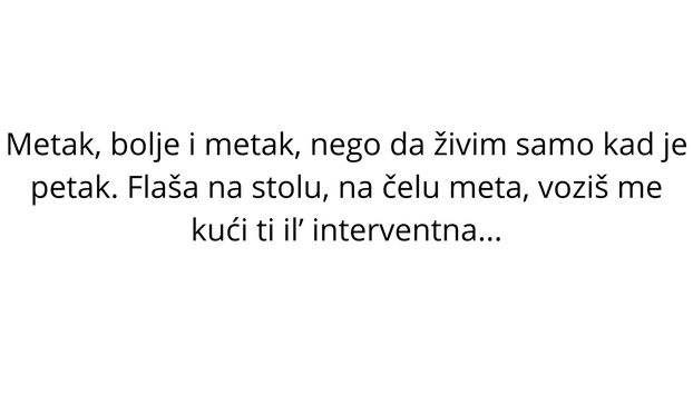 KVIZ Znate li koji naši izvođači pjevaju ove popularne stihove? 'Voziš me kući ti il' interventna'