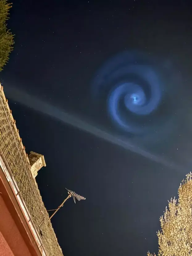 100 slika spiralnog fenomena na nebu koji je šokirao Hrvate