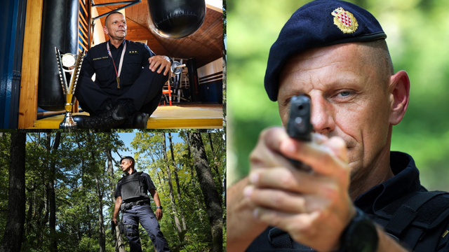 Krunoslav (45) je najspremniji policajac veteran: 'Svaki dan treniram barem  sat vremena'