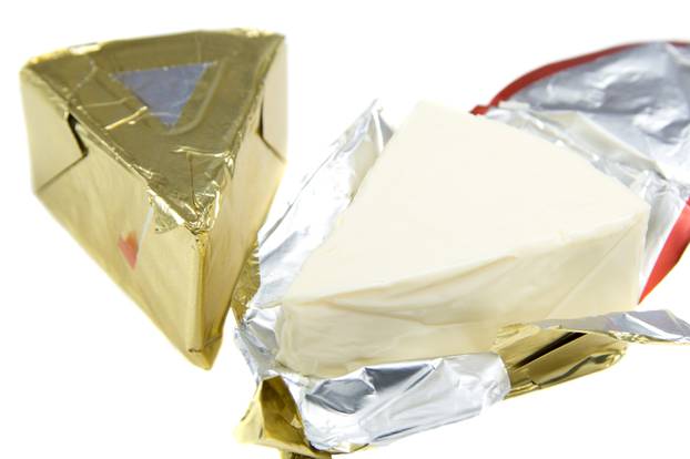 Triangle piece of cheese 