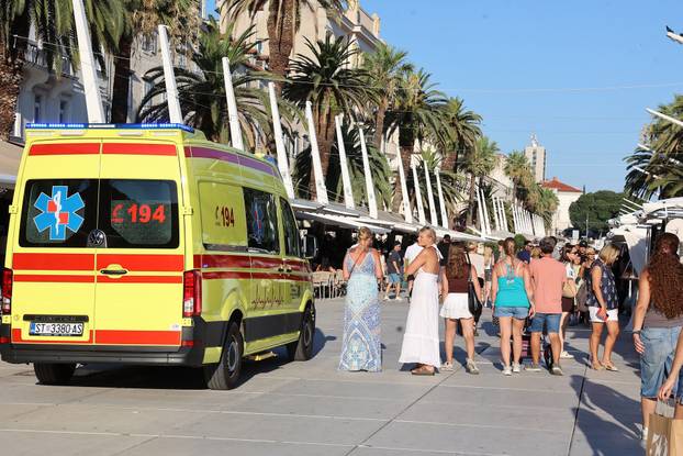 Split: Centar grada uoči početka Ultre 