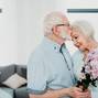Elderly couple in love
