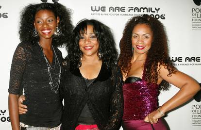 FILE PHOTO: Sister Sledge poses at the CD launch party for the 'We Are Family' All-Star Katrina benefit CD and DVD in Los Angeles